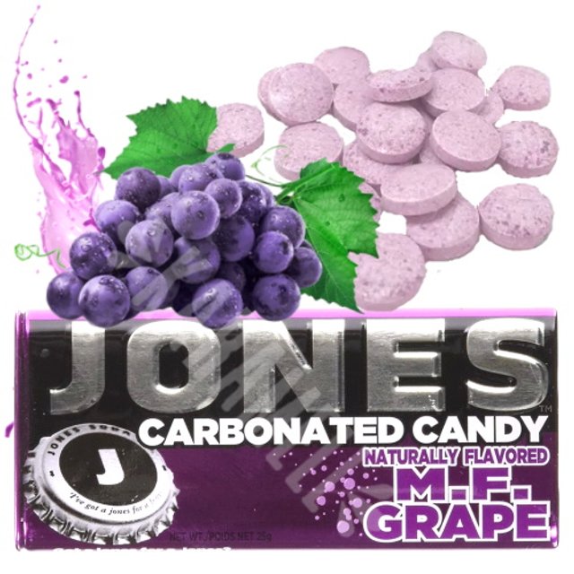 Balas Jones Carbonated Grape - Big Sky - Importado Canadá