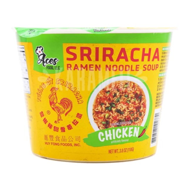 Sriracha Ramen Chicken Ottogi - Lamen Picante Frango - Coreia