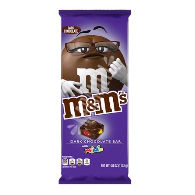 Barra de Chocolate Dark Recheio M&M's - Importrado EUA