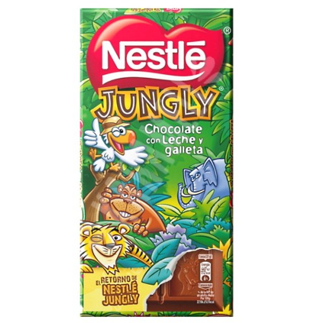 Jungly Nestle - Chocolate ao Leite Biscoito Crocante - Espanha