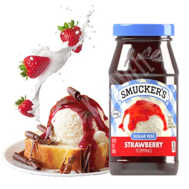 Strawberry Topping Sugar Free - Smucker's - Importado EUA