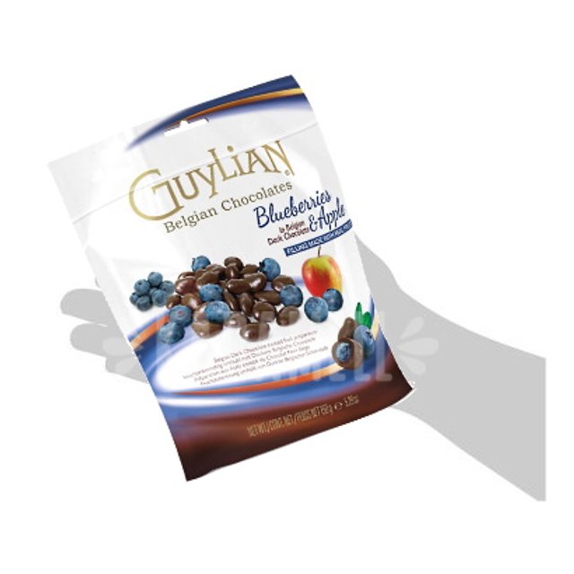 Belgian Dark Chocolate Blueberry & Apple - Guylian - Importado Bélgica