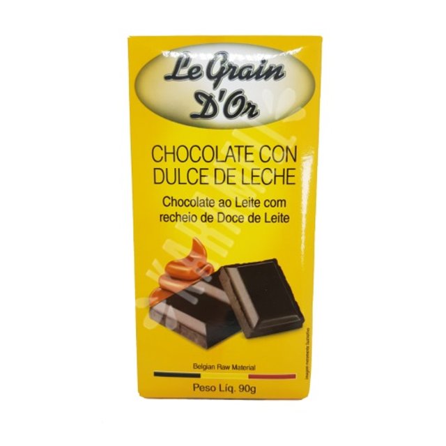 Chocolate Leite Recheio Doce Leite - Le Grain D'or - Bélgica