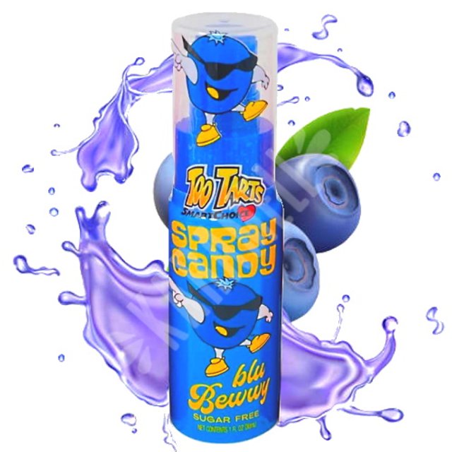 Bala Spray Candy Blueberry Sugar Free - Importado