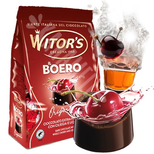 Bombom Dark Chocolate Boero Originale Witor's - Itália