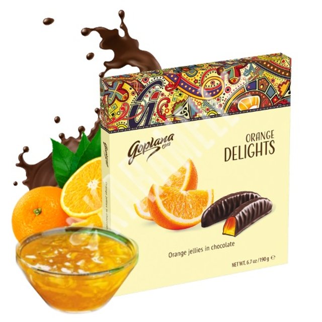 Chocolate Goplana Orange Delights - Importado da Polônia