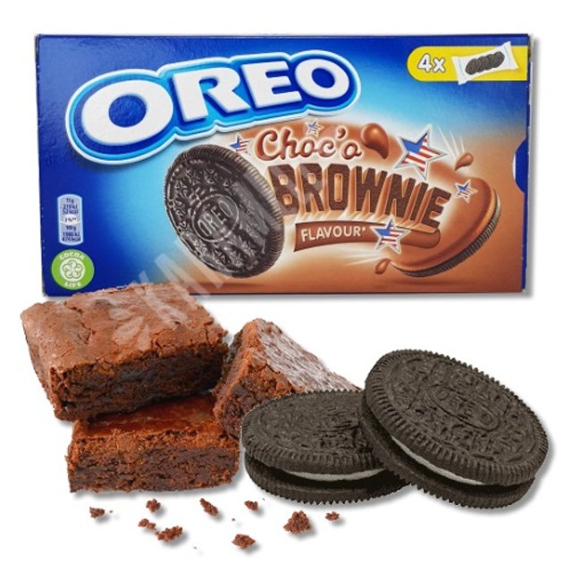 Kit 2 Biscoitos Oreo - Brownie & Double Creme - Importado Áustria