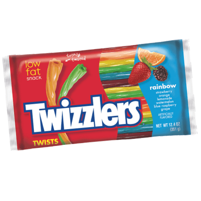 Twizzlers Twists Rainbow - Importado Estados Unidos - 351g