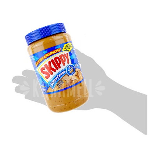 SKIPPY Natural - Pasta Amendoim Super Crocante - Importado EUA
