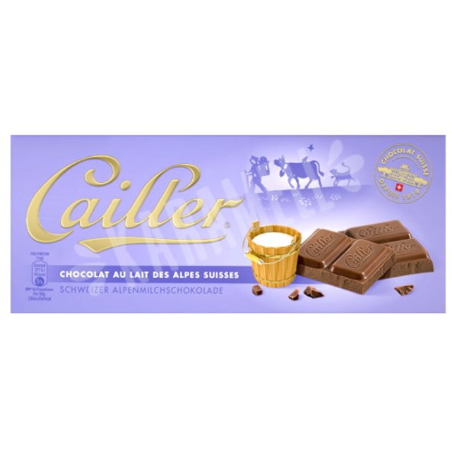  Chocolate Cailler Milk Alpes Suisses - Importado Suiça