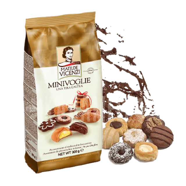 Biscoitos Finos MiniVoglie da Matilde Vicenzi - Importado da Itália