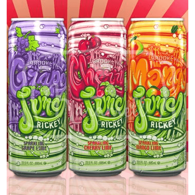 Arizona Grape Rickey Arizona's Rickey Grape, Cherry & Mango With Lime KIT 3 Latas Importado ...