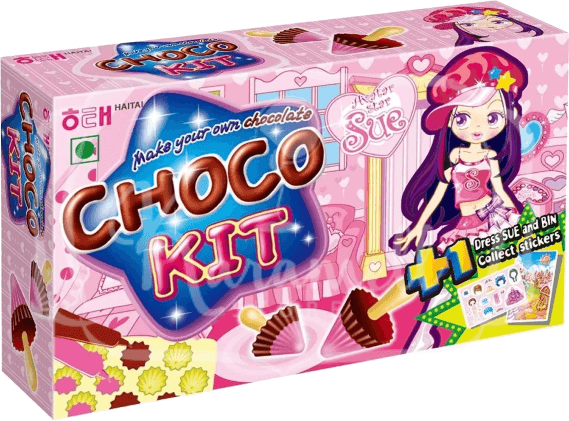 Haitai Choco KIT DIY - Chocolate & Biscoito - Importado da Coreia ...