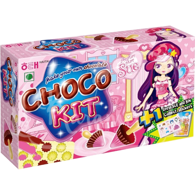 Haitai Choco KIT DIY - Chocolate & Biscoito - Importado da Coreia