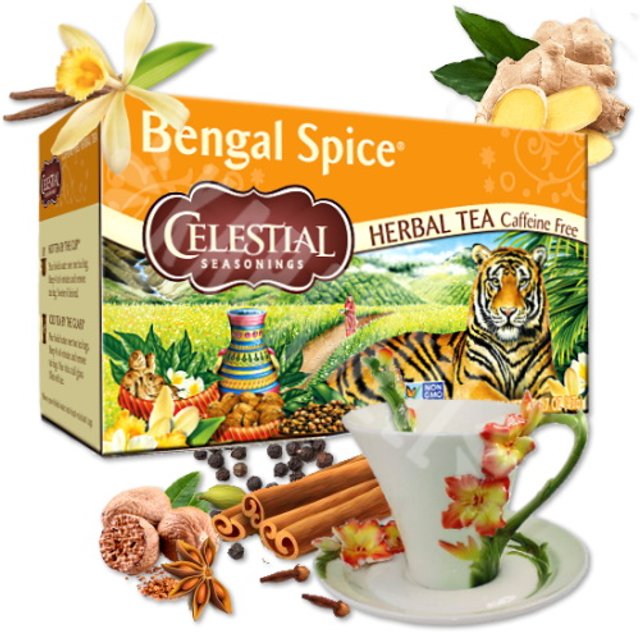 Herbal Tea Bengal Spice Chá Celestial Importado EUA Karamell Store