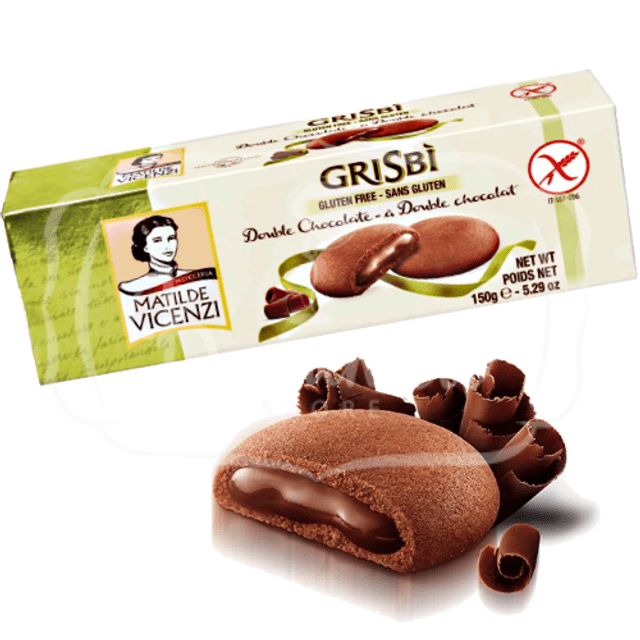 Grisbi Matilde Vicenzi - Biscoitos Chocolate Recheados Importado Itália