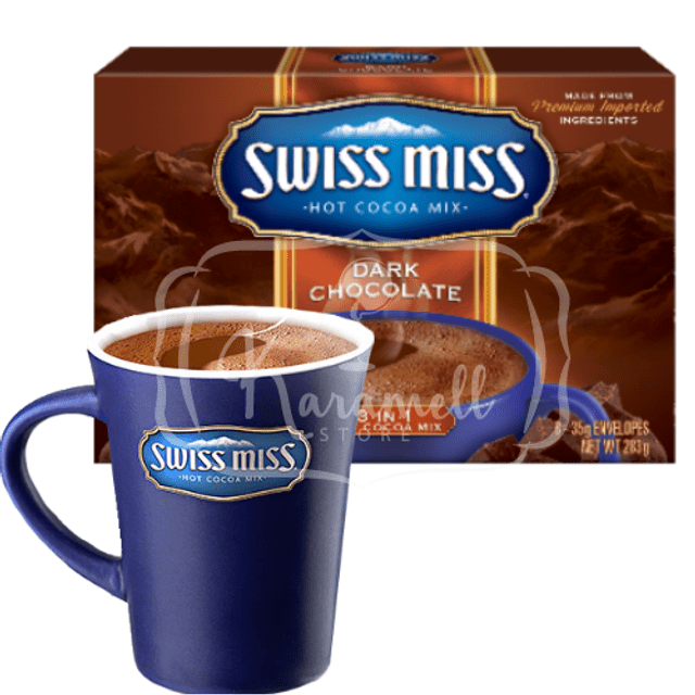 Swiss Miss Dark - Chocolate Suíço Amargo Em Pó - Importado EUA