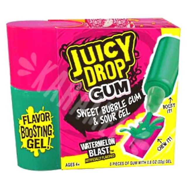 Chiclete Juicy Drop Bubble Gum - Watermelon Blast - Importado