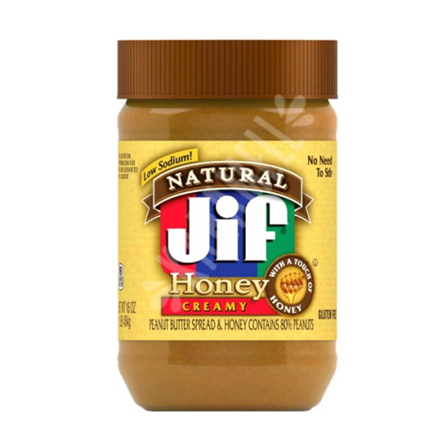 Honey Creamy Peanut Butter - Jif Manteiga de Amendoim - Importado EUA