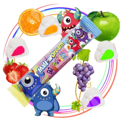 Marshmallows Recheados - Mallow Dream Monster - Importado