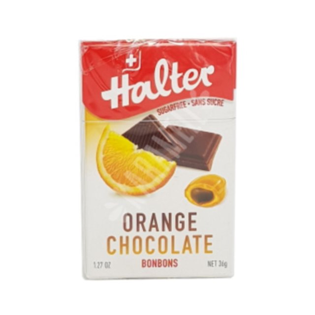 Balas Halter Sugar Free - Orange & Chocolate - Importado Suíça