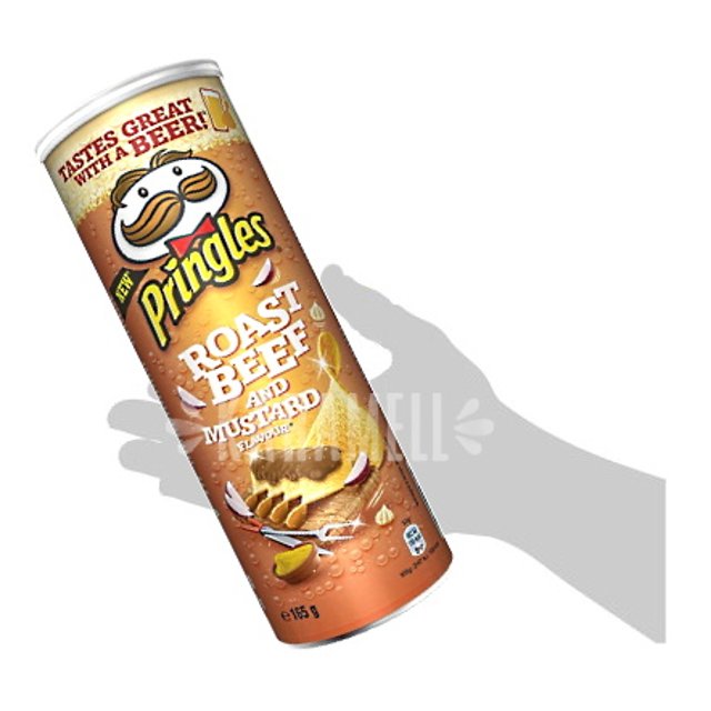 Batata Pringles Roast Beef & Mustard - Importado EUA