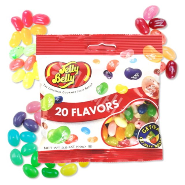 Jelly Belly 20 Flavors - Balas Feijãozinhos 20 Melhores Sabores - EUA