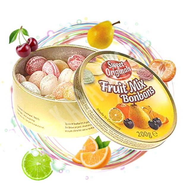 Balas Fruit Mix Bonbons - Sweet Originals - Importado Alemanha