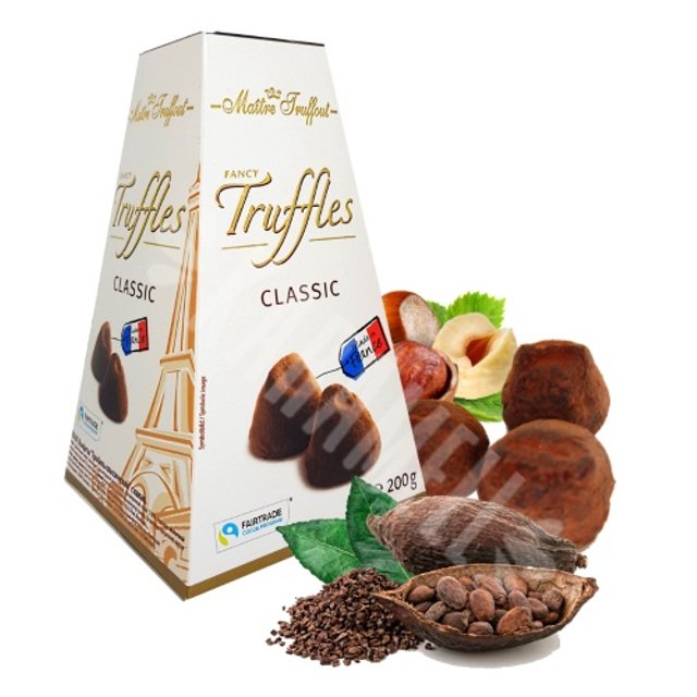 Trufas Clássicas de Chocolate - Maitre Truffout - Áustria