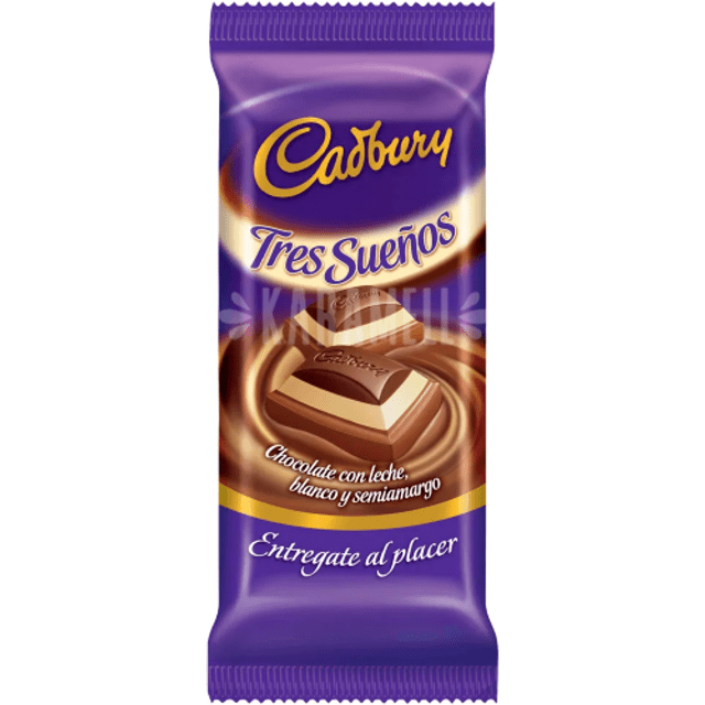 Chocolate Cadbury - Tres Suenos 80g - Importado