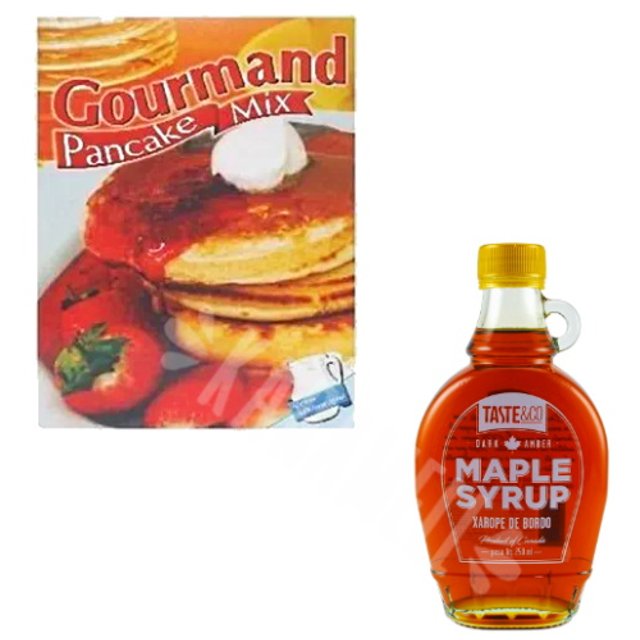 Kit 2 Gourmet - Pancake Mix & Maple Syrup - Importado