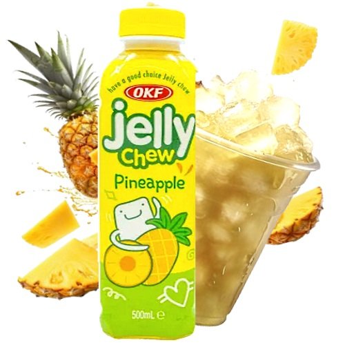 Suco Jelly Chew Pineapple - OKF - Importado Coreia | Karamell Store