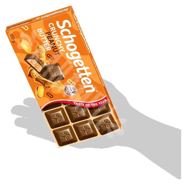 Chocolate Schogetten Crunchy Peanut Butter - Importado Alemanha