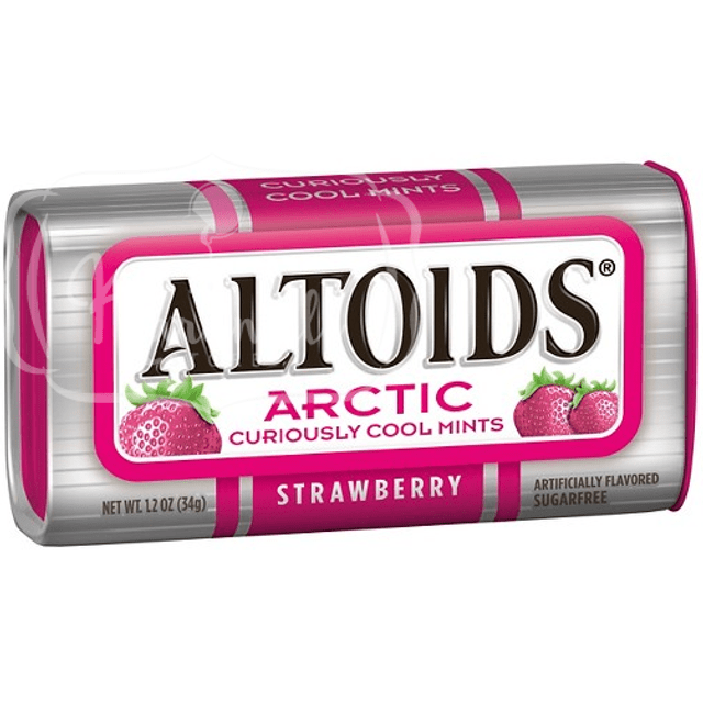 Altoids Artic Strawberry - Pastilhas Sabor Morango - Importado dos Estados Unidos * Sugar Free *