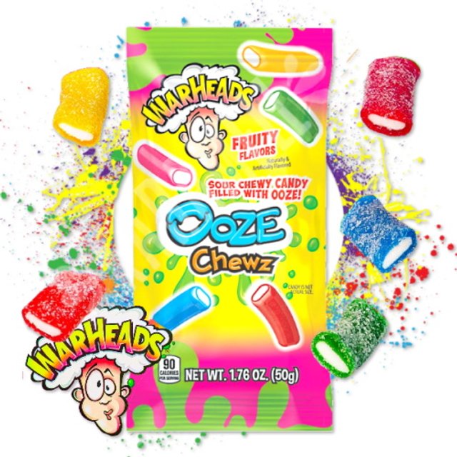 Ooze Chewz Sour Warheads - Gomas Frutadas - México