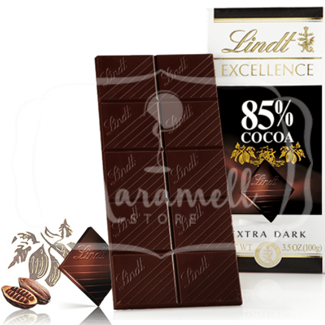 Lindt Excellence 85% Cocoa - Chocolate Amargo - Importado da França