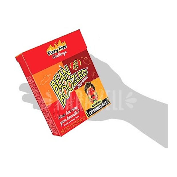 Desafio 45g Bean Boozled Fiery Five Extremely Hot Jelly Belly EUA
