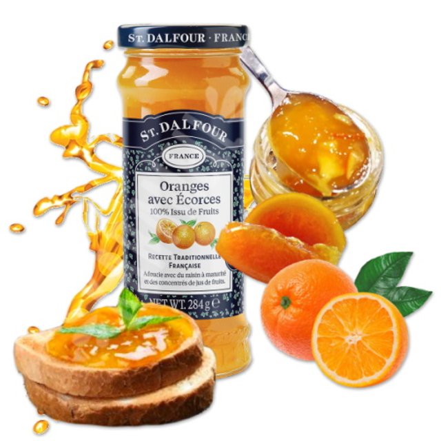 Geleia Orange Laranja Sugar Free - St. Dalfour - Importado França