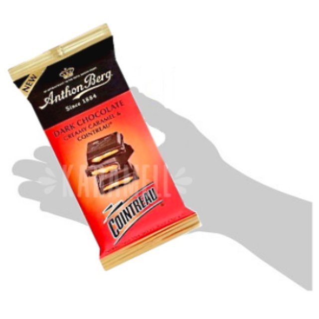 Dark Chocolate Anthon Berg - Creamy Caramel & Cointreau - Dinamarca ... Dark Chocolate Anthon Berg - Creamy Caramel & Cointreau - Dinamarca ...