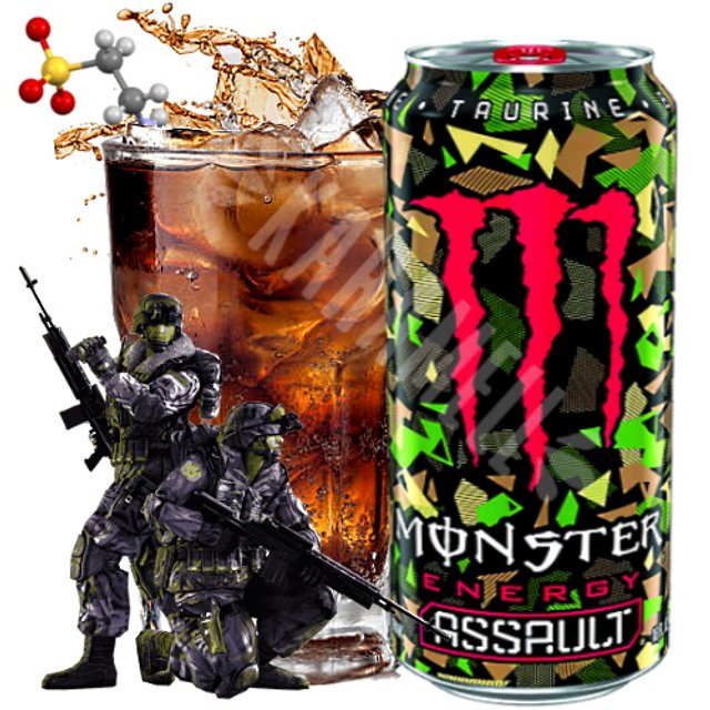 Bebida Monster Energy Edição Assault - Importado Irlanda