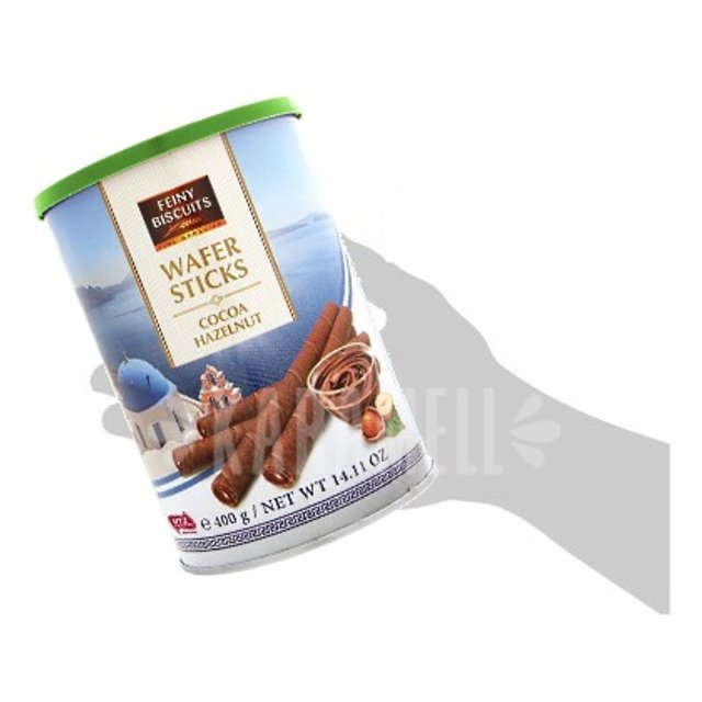 Biscoito Feiny Wafer Sticks - Cocoa Hazelnut - Áustria