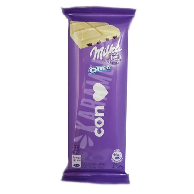 Milka Oreo Con - Chocolate Branco com Cookies - Importado da Argentina