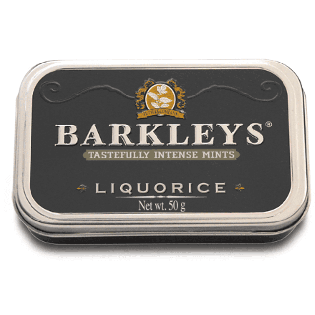 Doces Importados - Barkleys Tastefully Intense Mints - Licorice