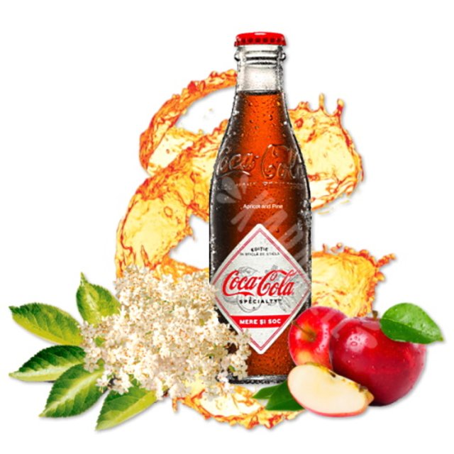 Refrigerante Coca Cola Specialty - Mela & Fiori Di Sambuco - Importado Romênia