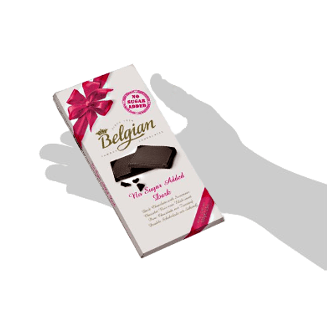 Belgian Dark Sugar Free - Chocolate Amargo Sem Açúcar - Importado da Bélgica