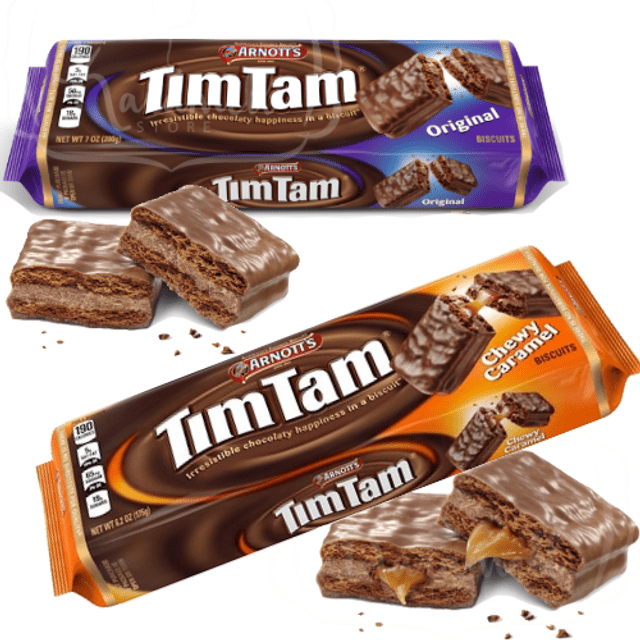 TIM TAM Kit - 2x unid. - Original + Chewy Caramel