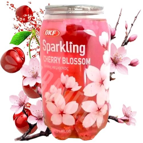 Bebida Flor de cerejeira Sakura Sparkling Cherry Blossom - OKF