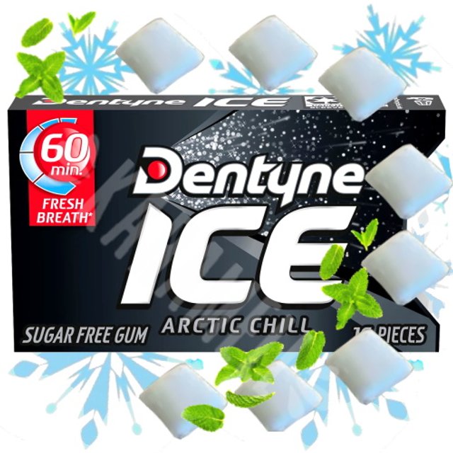 Chiclete Dentyne Ice Arctic Chill Sugar Free -  Importado EUA