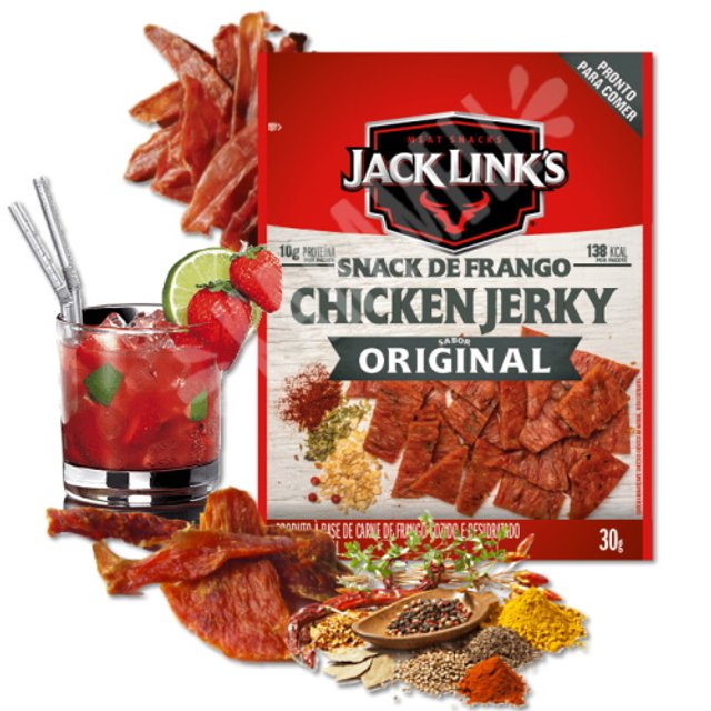 Snack de Frango Chicken Jerky Original - Jack Link's