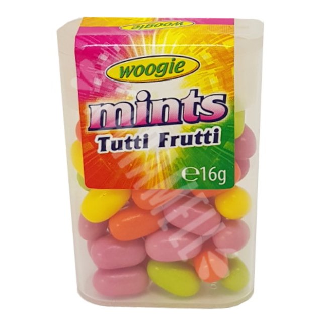 Balas Mints Tutti Frutti - Woogie - Importado Áustria